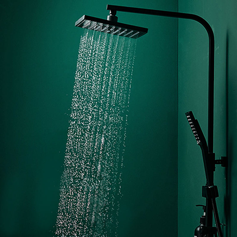 Black Shower Set Full Constant Temperature Copper Bathroom Lift Bath Booster Shower Head Clearhalo 'Bathroom Remodel & Bathroom Fixtures' 'Home Improvement' 'home_improvement' 'home_improvement_shower_faucets' 'Shower Faucets & Systems' 'shower_faucets' 'Showers & Bathtubs Plumbing' 'Showers & Bathtubs' 6714329