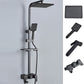 Black Shower Set Full Constant Temperature Copper Bathroom Lift Bath Booster Shower Head Matte Black Rectangle Spray Gun Included Clearhalo 'Bathroom Remodel & Bathroom Fixtures' 'Home Improvement' 'home_improvement' 'home_improvement_shower_faucets' 'Shower Faucets & Systems' 'shower_faucets' 'Showers & Bathtubs Plumbing' 'Showers & Bathtubs' 6714347