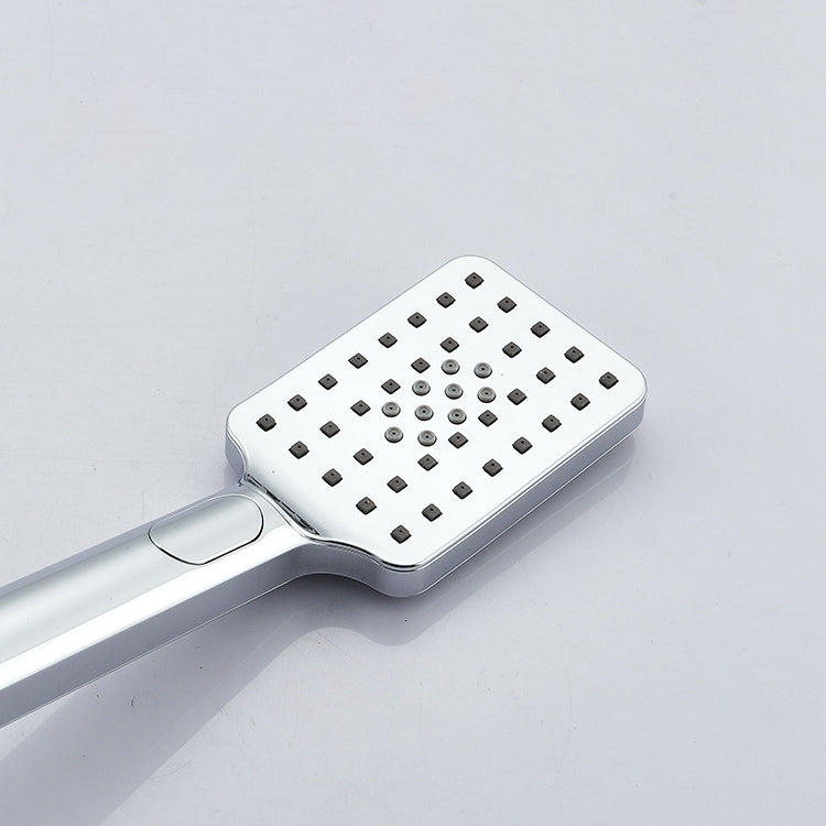 Shower System Square Rain Jet Massage Adjustable Spray Pattern Wall Mounted Shower Trim Clearhalo 'Bathroom Remodel & Bathroom Fixtures' 'Home Improvement' 'home_improvement' 'home_improvement_shower_faucets' 'Shower Faucets & Systems' 'shower_faucets' 'Showers & Bathtubs Plumbing' 'Showers & Bathtubs' 6714372