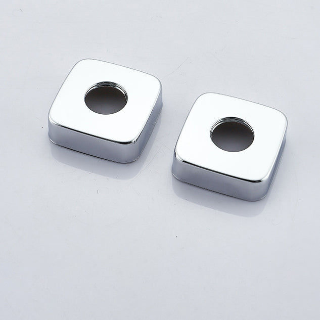 Shower System Square Rain Jet Massage Adjustable Spray Pattern Wall Mounted Shower Trim Clearhalo 'Bathroom Remodel & Bathroom Fixtures' 'Home Improvement' 'home_improvement' 'home_improvement_shower_faucets' 'Shower Faucets & Systems' 'shower_faucets' 'Showers & Bathtubs Plumbing' 'Showers & Bathtubs' 6714380