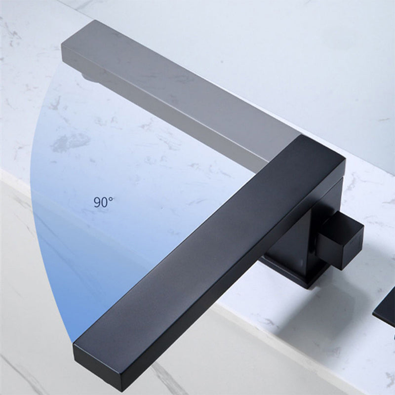 Deck Mounted Copper Roman Tub Faucet Low Arc Bathroom Tub Faucet Set Clearhalo 'Bathroom Remodel & Bathroom Fixtures' 'Bathtub Faucets' 'bathtub_faucets' 'Home Improvement' 'home_improvement' 'home_improvement_bathtub_faucets' 6714760