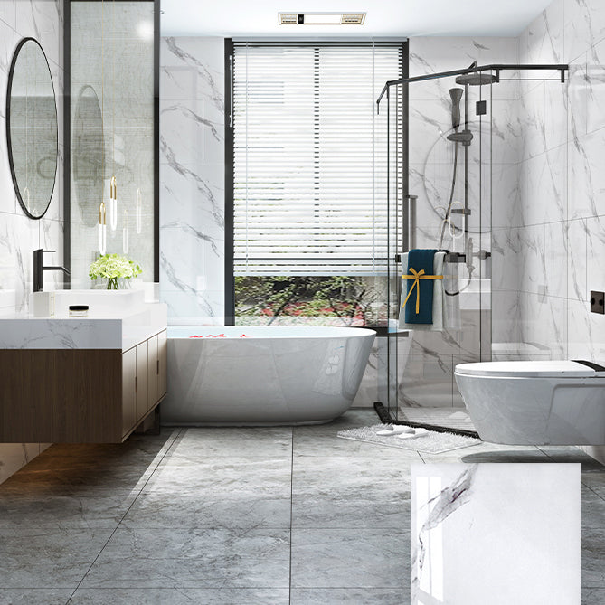 Modern Backsplash Wallpaper Peel and Stick Backsplash Tile for Bathroom Clearhalo 'Flooring 'Home Improvement' 'home_improvement' 'home_improvement_peel_stick_blacksplash' 'Peel & Stick Backsplash Tile' 'peel_stick_blacksplash' 'Walls & Ceilings' Walls and Ceiling' 6714785