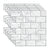Solid Peel & Stick Subway Tile Scratch Resistant PVC Rectangle Peel and Stick Wall Tile White-Gray Clearhalo 'Flooring 'Home Improvement' 'home_improvement' 'home_improvement_peel_stick_blacksplash' 'Peel & Stick Backsplash Tile' 'peel_stick_blacksplash' 'Walls & Ceilings' Walls and Ceiling' 6714810