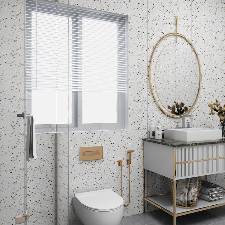 Classical Single Tile Bathroom Backsplash Tile Peel and Stick Backsplash Tile Multi-Color 150-Piece Set Clearhalo 'Flooring 'Home Improvement' 'home_improvement' 'home_improvement_peel_stick_blacksplash' 'Peel & Stick Backsplash Tile' 'peel_stick_blacksplash' 'Walls & Ceilings' Walls and Ceiling' 6714820