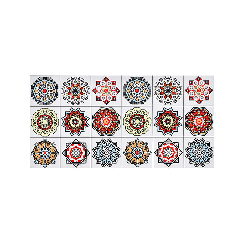 Fashionable Mosaic Tile Waterproof Peel and Stick Backsplash Tile Red Clearhalo 'Flooring 'Home Improvement' 'home_improvement' 'home_improvement_peel_stick_blacksplash' 'Peel & Stick Backsplash Tile' 'peel_stick_blacksplash' 'Walls & Ceilings' Walls and Ceiling' 6714898