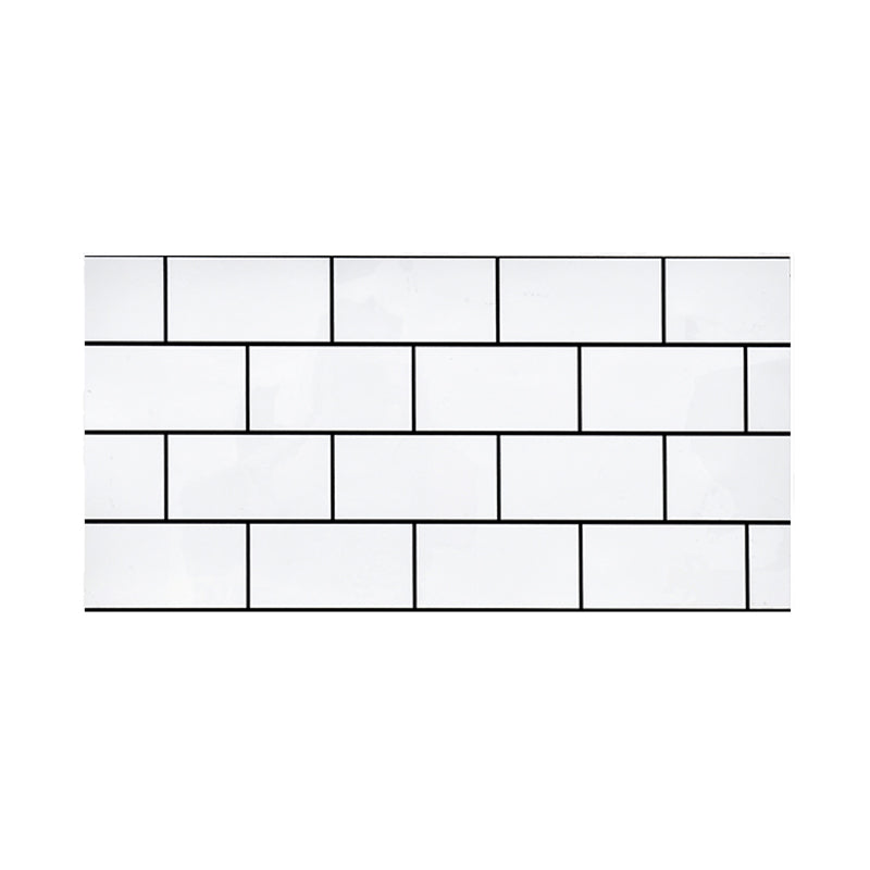 Fashionable Mosaic Tile Waterproof Peel and Stick Backsplash Tile Off-White Clearhalo 'Flooring 'Home Improvement' 'home_improvement' 'home_improvement_peel_stick_blacksplash' 'Peel & Stick Backsplash Tile' 'peel_stick_blacksplash' 'Walls & Ceilings' Walls and Ceiling' 6714899