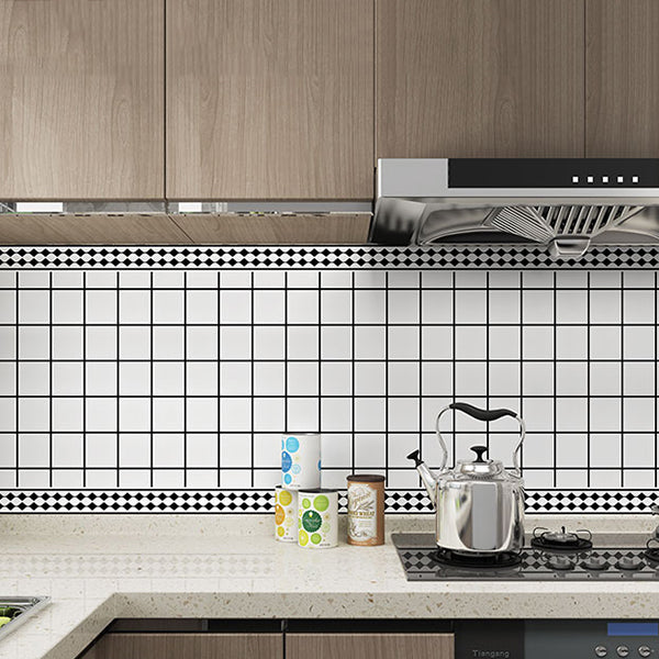 Fashionable Mosaic Tile Waterproof Peel and Stick Backsplash Tile Clearhalo 'Flooring 'Home Improvement' 'home_improvement' 'home_improvement_peel_stick_blacksplash' 'Peel & Stick Backsplash Tile' 'peel_stick_blacksplash' 'Walls & Ceilings' Walls and Ceiling' 6714909
