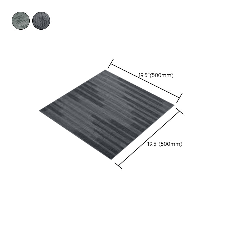 Carpet Tiles Fade Resistant Non-Skid Interlocking Non-Skid Carpet Tiles Clearhalo 'Carpet Tiles & Carpet Squares' 'carpet_tiles_carpet_squares' 'Flooring 'Home Improvement' 'home_improvement' 'home_improvement_carpet_tiles_carpet_squares' Walls and Ceiling' 6715119