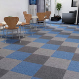 Carpet Tile Color Block Level Loop Non-Skid Carpet Floor Tile Clearhalo 'Carpet Tiles & Carpet Squares' 'carpet_tiles_carpet_squares' 'Flooring 'Home Improvement' 'home_improvement' 'home_improvement_carpet_tiles_carpet_squares' Walls and Ceiling' 6715135