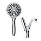 Round Handheld Shower Head Plastic Water Efficient Shower Head Clearhalo 'Bathroom Remodel & Bathroom Fixtures' 'Home Improvement' 'home_improvement' 'home_improvement_shower_heads' 'Shower Heads' 'shower_heads' 'Showers & Bathtubs Plumbing' 'Showers & Bathtubs' 6715275