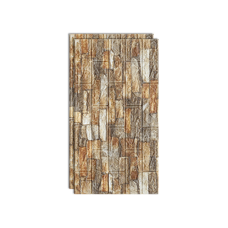 Modern Pearl Wainscoting PVC Wall Access Panel Peel and Stick Wall Tile Set of 2 Gray-Yellow Clearhalo 'Flooring 'Home Improvement' 'home_improvement' 'home_improvement_wall_paneling' 'Wall Paneling' 'wall_paneling' 'Walls & Ceilings' Walls and Ceiling' 6715940