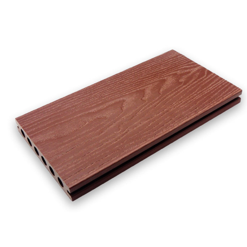 Outdoor Deck Plank Waterproof Slip Resistant Embossed Snapping Floor Board Clearhalo 'Home Improvement' 'home_improvement' 'home_improvement_outdoor_deck_tiles_planks' 'Outdoor Deck Tiles & Planks' 'Outdoor Flooring & Tile' 'Outdoor Remodel' 'outdoor_deck_tiles_planks' 6716164
