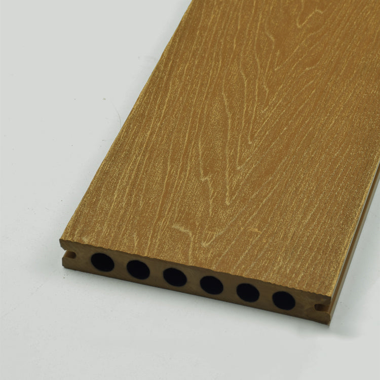 Outdoor Deck Plank Waterproof Slip Resistant Embossed Snapping Floor Board Dark Khaki Clearhalo 'Home Improvement' 'home_improvement' 'home_improvement_outdoor_deck_tiles_planks' 'Outdoor Deck Tiles & Planks' 'Outdoor Flooring & Tile' 'Outdoor Remodel' 'outdoor_deck_tiles_planks' 6716167