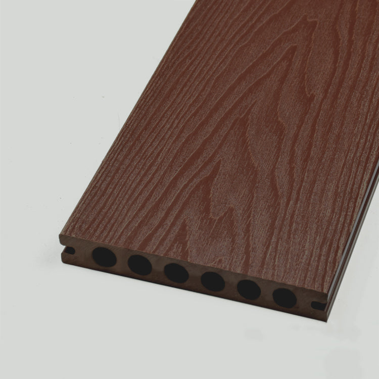 Outdoor Deck Plank Waterproof Slip Resistant Embossed Snapping Floor Board Light Brown + Coffee Clearhalo 'Home Improvement' 'home_improvement' 'home_improvement_outdoor_deck_tiles_planks' 'Outdoor Deck Tiles & Planks' 'Outdoor Flooring & Tile' 'Outdoor Remodel' 'outdoor_deck_tiles_planks' 6716168