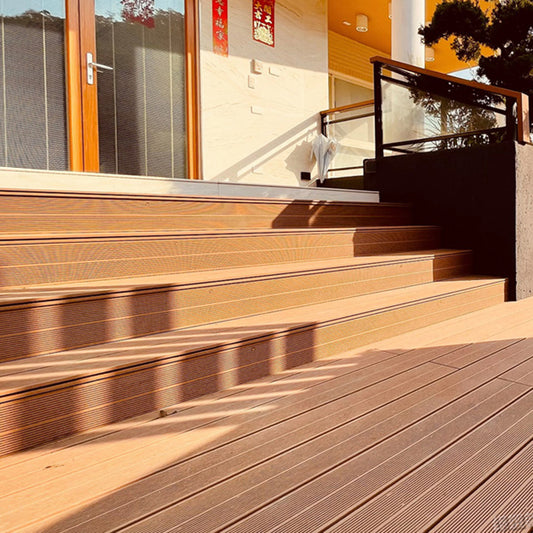 Modern Outdoor Deck Plank Striped Pattern Waterproof Floor Board Clearhalo 'Home Improvement' 'home_improvement' 'home_improvement_outdoor_deck_tiles_planks' 'Outdoor Deck Tiles & Planks' 'Outdoor Flooring & Tile' 'Outdoor Remodel' 'outdoor_deck_tiles_planks' 6716182