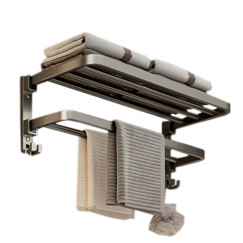 Modern Stainless Steel Bath Shelf Bathroom Accessory Kit Towel Bar Bathroom Set Clearhalo 'Bathroom Hardware Sets' 'Bathroom Hardware' 'Bathroom Remodel & Bathroom Fixtures' 'bathroom_hardware_sets' 'Home Improvement' 'home_improvement' 'home_improvement_bathroom_hardware_sets' 6717780