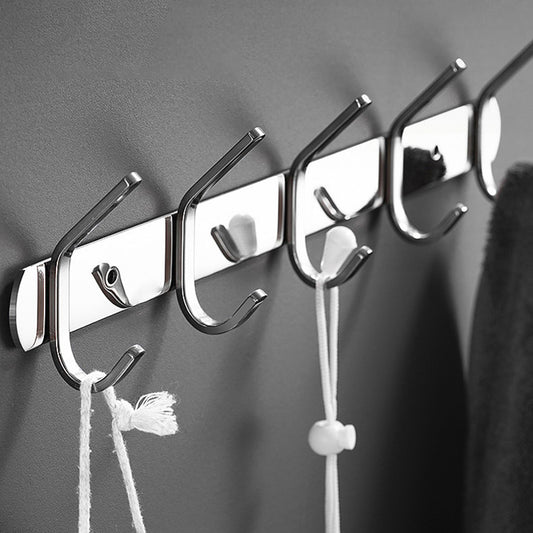 Modern Bathroom Set Stainless Steel Bath Shelf Paper Holder Bathroom Accessory Kit Clearhalo 'Bathroom Hardware Sets' 'Bathroom Hardware' 'Bathroom Remodel & Bathroom Fixtures' 'bathroom_hardware_sets' 'Home Improvement' 'home_improvement' 'home_improvement_bathroom_hardware_sets' 6717915