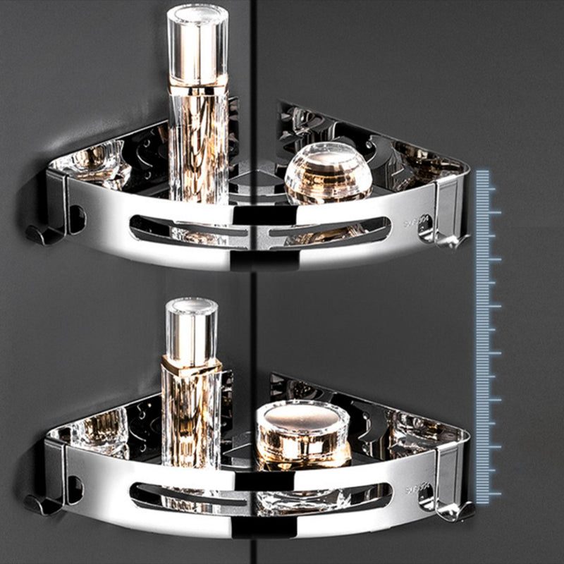 Modern Bathroom Set Stainless Steel Bath Shelf Paper Holder Bathroom Accessory Kit Clearhalo 'Bathroom Hardware Sets' 'Bathroom Hardware' 'Bathroom Remodel & Bathroom Fixtures' 'bathroom_hardware_sets' 'Home Improvement' 'home_improvement' 'home_improvement_bathroom_hardware_sets' 6717933