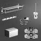 Modern Bathroom Set Stainless Steel Bath Shelf Paper Holder Bathroom Accessory Kit 7-Piece Set (Toilet Paper Holder) Clearhalo 'Bathroom Hardware Sets' 'Bathroom Hardware' 'Bathroom Remodel & Bathroom Fixtures' 'bathroom_hardware_sets' 'Home Improvement' 'home_improvement' 'home_improvement_bathroom_hardware_sets' 6717934