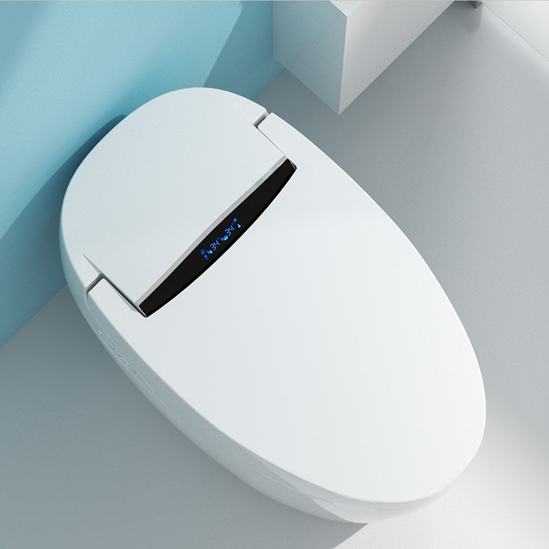 Heated Seat White Toilet With Bidet And Seat Deodorizing Bidet Clearhalo 'Bathroom Remodel & Bathroom Fixtures' 'Bidets' 'Home Improvement' 'home_improvement' 'home_improvement_bidets' 'Toilets & Bidets' 6717953