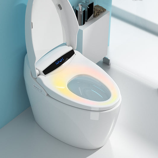 Heated Seat White Toilet With Bidet And Seat Deodorizing Bidet Clearhalo 'Bathroom Remodel & Bathroom Fixtures' 'Bidets' 'Home Improvement' 'home_improvement' 'home_improvement_bidets' 'Toilets & Bidets' 6717965