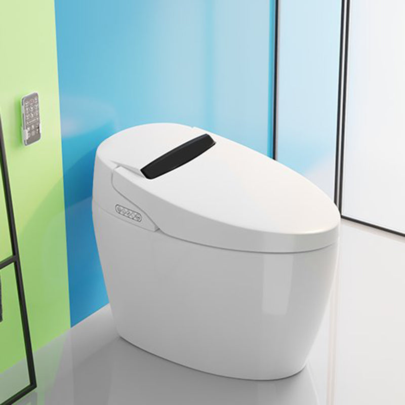 White Heated Seat Bidet Floor Standing Bidet Smart Toilet with Quiet-Close Manual Flip (Standard) Clearhalo 'Bathroom Remodel & Bathroom Fixtures' 'Bidets' 'Home Improvement' 'home_improvement' 'home_improvement_bidets' 'Toilets & Bidets' 6717969