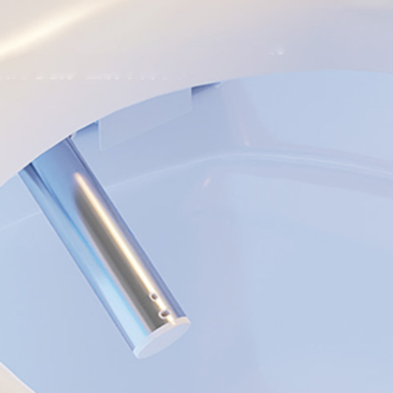 White Heated Seat Bidet Floor Standing Bidet Smart Toilet with Quiet-Close Clearhalo 'Bathroom Remodel & Bathroom Fixtures' 'Bidets' 'Home Improvement' 'home_improvement' 'home_improvement_bidets' 'Toilets & Bidets' 6717976