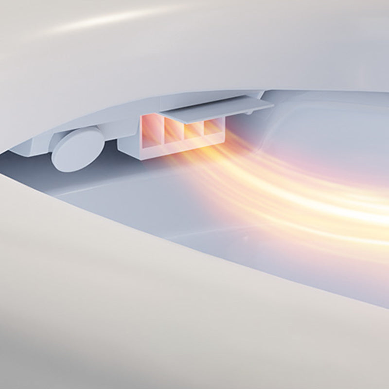 White Heated Seat Bidet Floor Standing Bidet Smart Toilet with Quiet-Close Clearhalo 'Bathroom Remodel & Bathroom Fixtures' 'Bidets' 'Home Improvement' 'home_improvement' 'home_improvement_bidets' 'Toilets & Bidets' 6717978