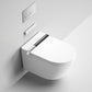 White Antimicrobial Bidet Elongated Smart Toilet with Unlimited Warm Water Clearhalo 'Bathroom Remodel & Bathroom Fixtures' 'Bidets' 'Home Improvement' 'home_improvement' 'home_improvement_bidets' 'Toilets & Bidets' 6718026