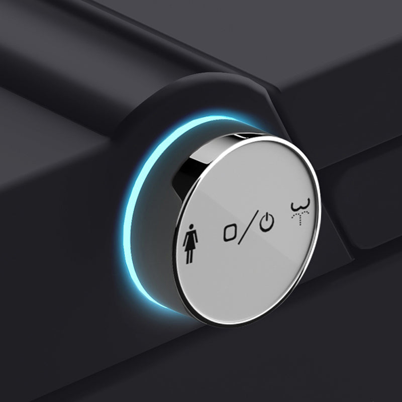 White Antimicrobial Bidet Elongated Smart Toilet with Unlimited Warm Water Clearhalo 'Bathroom Remodel & Bathroom Fixtures' 'Bidets' 'Home Improvement' 'home_improvement' 'home_improvement_bidets' 'Toilets & Bidets' 6718030