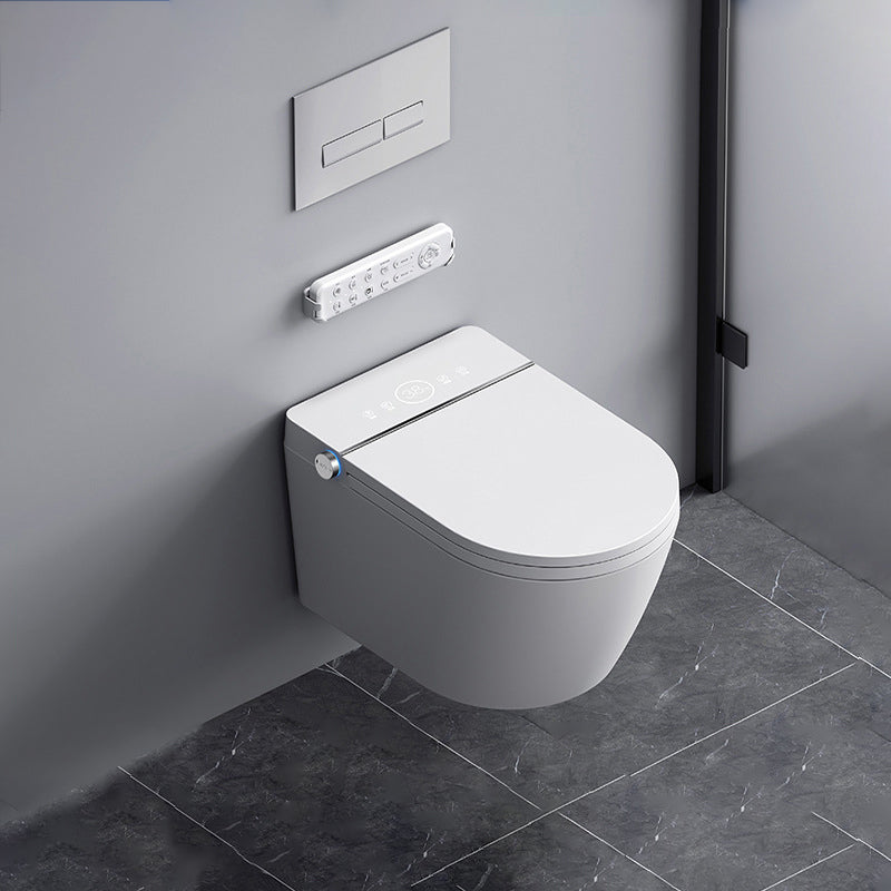 Antimicrobial Smart Wall Mounted Bidet Temperature Control Toilet Clearhalo 'Bathroom Remodel & Bathroom Fixtures' 'Bidets' 'Home Improvement' 'home_improvement' 'home_improvement_bidets' 'Toilets & Bidets' 6718065