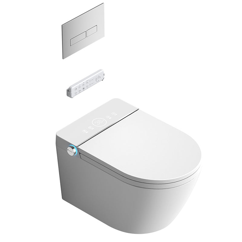Antimicrobial Smart Wall Mounted Bidet Temperature Control Toilet Clearhalo 'Bathroom Remodel & Bathroom Fixtures' 'Bidets' 'Home Improvement' 'home_improvement' 'home_improvement_bidets' 'Toilets & Bidets' 6718069