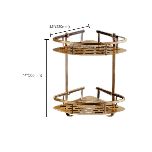 Vintage Bronze Bathroom Accessory Set Brushed Brass Towel Bar/Paper Holder/Bath Shelf Clearhalo 'Bathroom Hardware Sets' 'Bathroom Hardware' 'Bathroom Remodel & Bathroom Fixtures' 'bathroom_hardware_sets' 'Home Improvement' 'home_improvement' 'home_improvement_bathroom_hardware_sets' 6718141