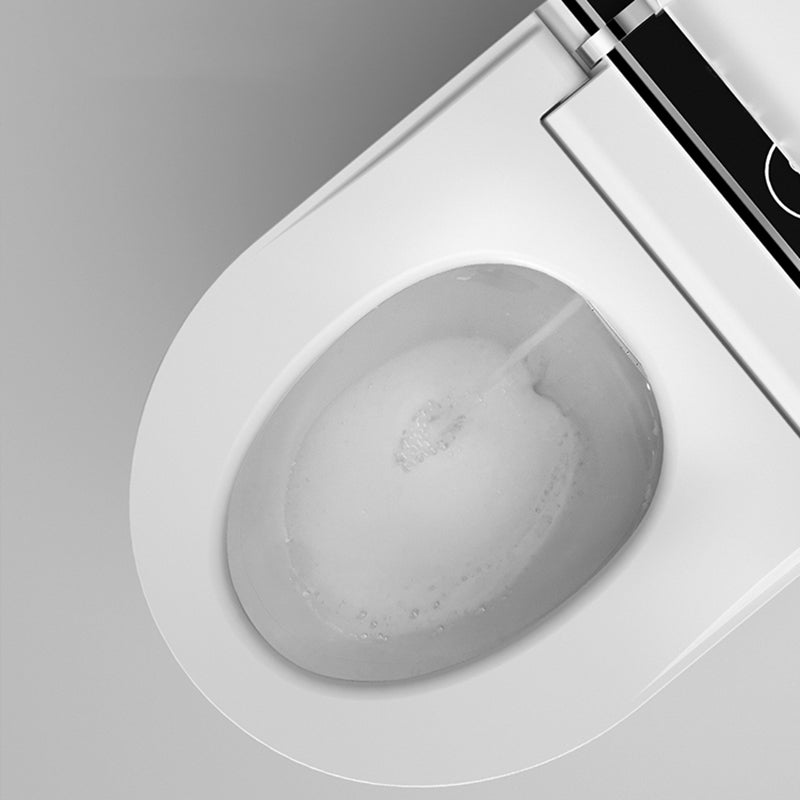 Elongated Wall Mounted Bidet with Heated Seat White 12.20" High Temperature Control Bidet Clearhalo 'Bathroom Remodel & Bathroom Fixtures' 'Bidets' 'Home Improvement' 'home_improvement' 'home_improvement_bidets' 'Toilets & Bidets' 6718239