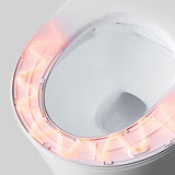 Elongated Wall Mounted Bidet with Heated Seat White 12.20" High Temperature Control Bidet Clearhalo 'Bathroom Remodel & Bathroom Fixtures' 'Bidets' 'Home Improvement' 'home_improvement' 'home_improvement_bidets' 'Toilets & Bidets' 6718241