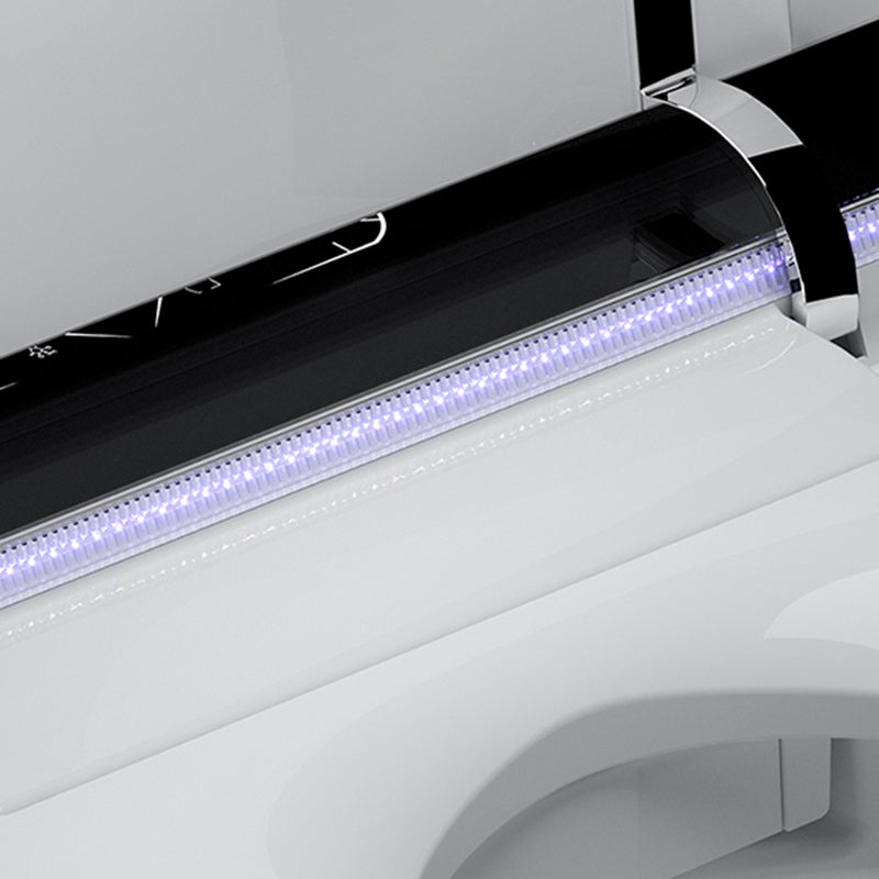 Contemporary Elongated Wall Hung Toilet Set with Heated Seat Clearhalo 'Bathroom Remodel & Bathroom Fixtures' 'Bidets' 'Home Improvement' 'home_improvement' 'home_improvement_bidets' 'Toilets & Bidets' 6718268