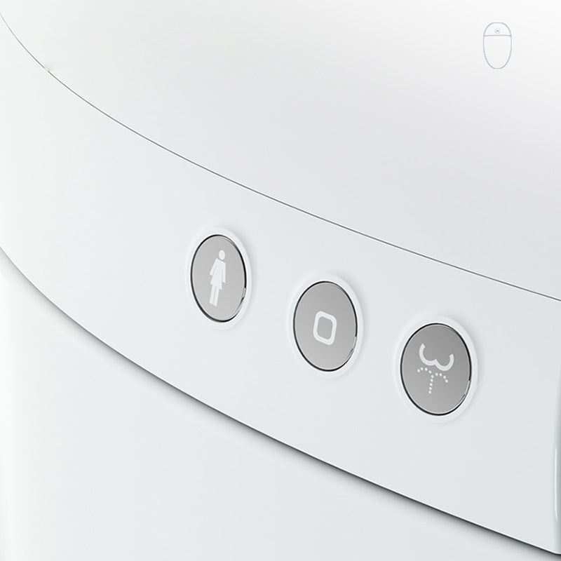 Contemporary Stain Resistant Floor Standing Bidet Elongated Bidet Clearhalo 'Bathroom Remodel & Bathroom Fixtures' 'Bidets' 'Home Improvement' 'home_improvement' 'home_improvement_bidets' 'Toilets & Bidets' 6718278