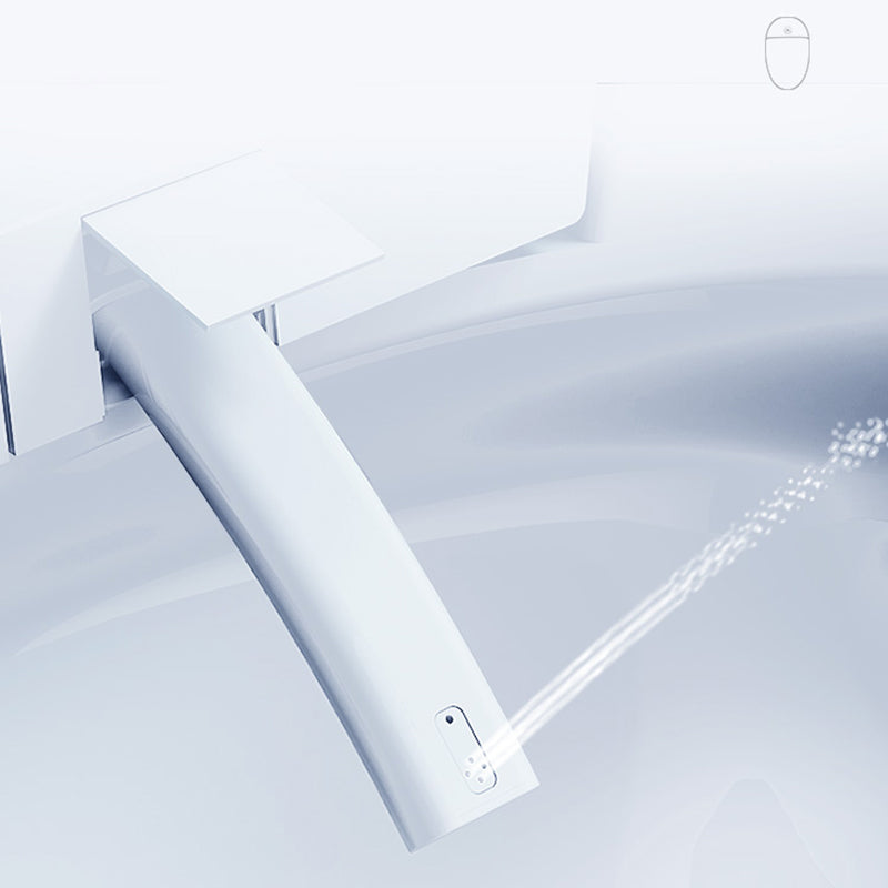 Contemporary Stain Resistant Floor Standing Bidet Elongated Bidet Clearhalo 'Bathroom Remodel & Bathroom Fixtures' 'Bidets' 'Home Improvement' 'home_improvement' 'home_improvement_bidets' 'Toilets & Bidets' 6718280