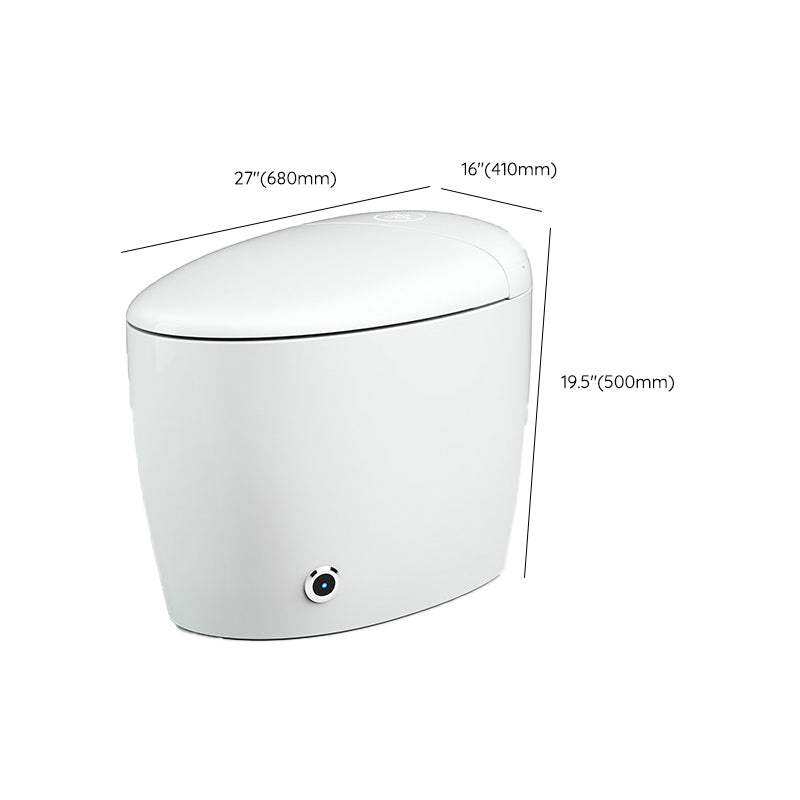 Contemporary Stain Resistant Floor Standing Bidet Elongated Bidet Clearhalo 'Bathroom Remodel & Bathroom Fixtures' 'Bidets' 'Home Improvement' 'home_improvement' 'home_improvement_bidets' 'Toilets & Bidets' 6718281