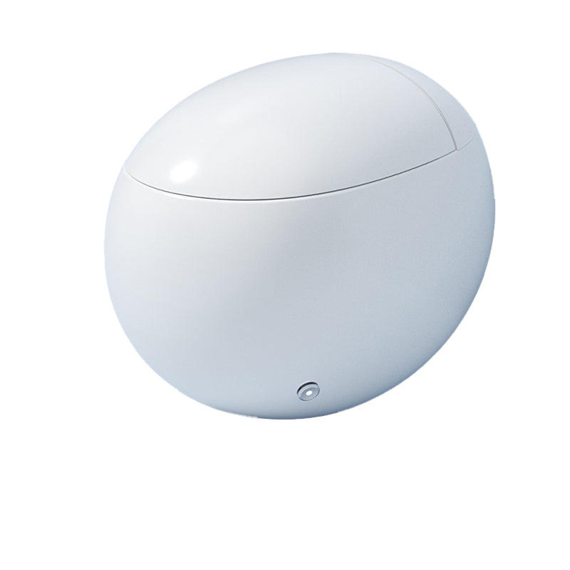 21.25" High White Round Bidet with Heated Seat Ceramic Floor Mount Bidet Clearhalo 'Bathroom Remodel & Bathroom Fixtures' 'Bidets' 'Home Improvement' 'home_improvement' 'home_improvement_bidets' 'Toilets & Bidets' 6718287