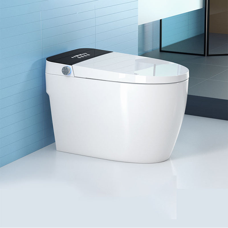 White Finish Smart Bidet Warm Air Dryer Floor Standing Bidet Clearhalo 'Bathroom Remodel & Bathroom Fixtures' 'Bidets' 'Home Improvement' 'home_improvement' 'home_improvement_bidets' 'Toilets & Bidets' 6718297