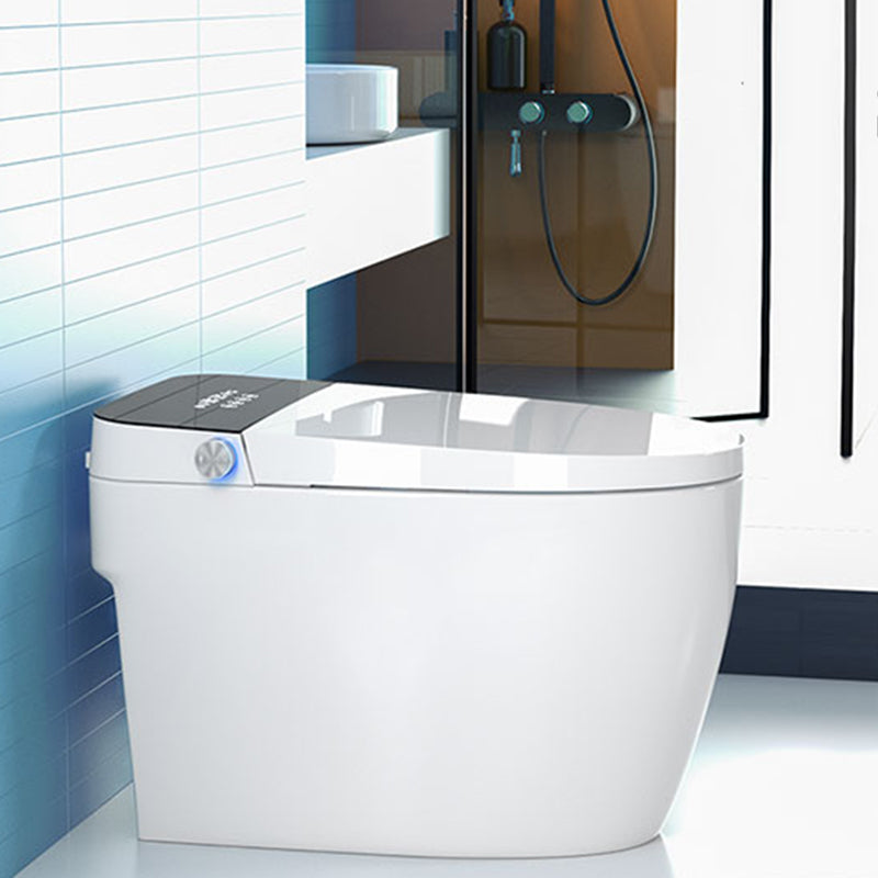 White Finish Smart Bidet Warm Air Dryer Floor Standing Bidet Clearhalo 'Bathroom Remodel & Bathroom Fixtures' 'Bidets' 'Home Improvement' 'home_improvement' 'home_improvement_bidets' 'Toilets & Bidets' 6718299