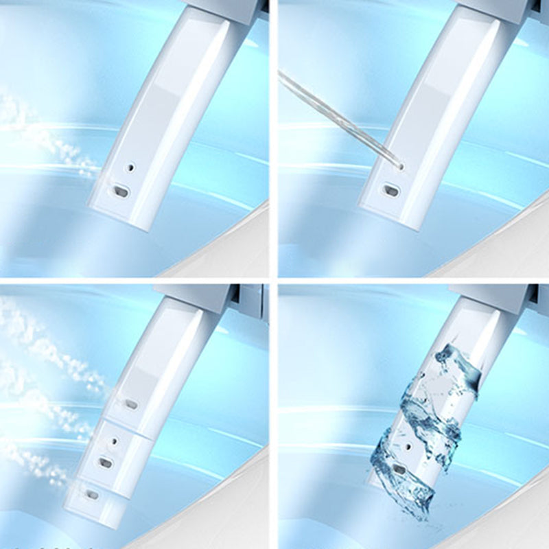 White Finish Smart Bidet Warm Air Dryer Floor Standing Bidet Clearhalo 'Bathroom Remodel & Bathroom Fixtures' 'Bidets' 'Home Improvement' 'home_improvement' 'home_improvement_bidets' 'Toilets & Bidets' 6718304