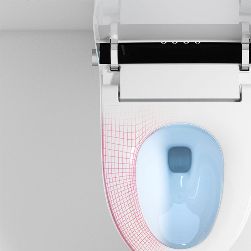 White Finish Smart Bidet Warm Air Dryer Floor Standing Bidet Clearhalo 'Bathroom Remodel & Bathroom Fixtures' 'Bidets' 'Home Improvement' 'home_improvement' 'home_improvement_bidets' 'Toilets & Bidets' 6718305