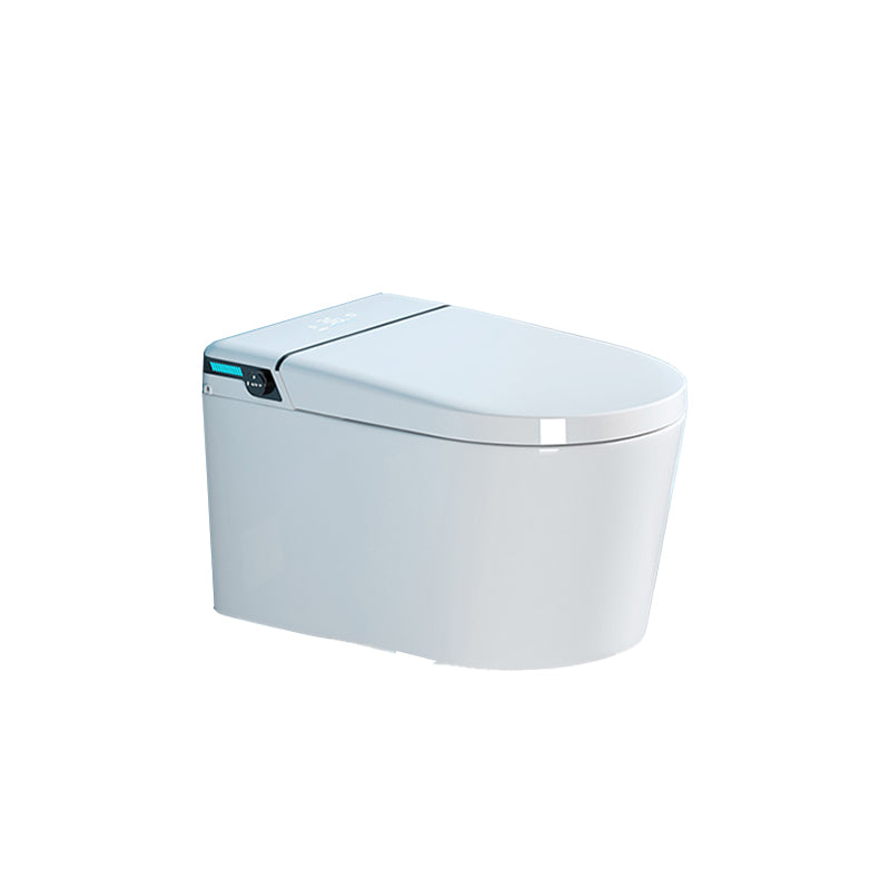 Temperature Control Wall Hung Toilet Ceramic Foot Sensor Bidet Clearhalo 'Bathroom Remodel & Bathroom Fixtures' 'Bidets' 'Home Improvement' 'home_improvement' 'home_improvement_bidets' 'Toilets & Bidets' 6718322