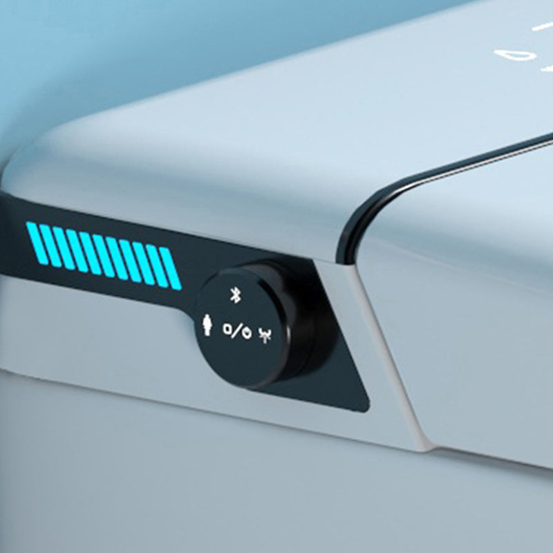 Temperature Control Wall Hung Toilet Ceramic Foot Sensor Bidet Clearhalo 'Bathroom Remodel & Bathroom Fixtures' 'Bidets' 'Home Improvement' 'home_improvement' 'home_improvement_bidets' 'Toilets & Bidets' 6718326