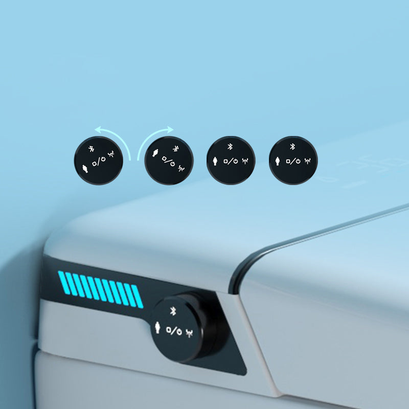 Temperature Control Wall Hung Toilet Ceramic Foot Sensor Bidet Clearhalo 'Bathroom Remodel & Bathroom Fixtures' 'Bidets' 'Home Improvement' 'home_improvement' 'home_improvement_bidets' 'Toilets & Bidets' 6718331