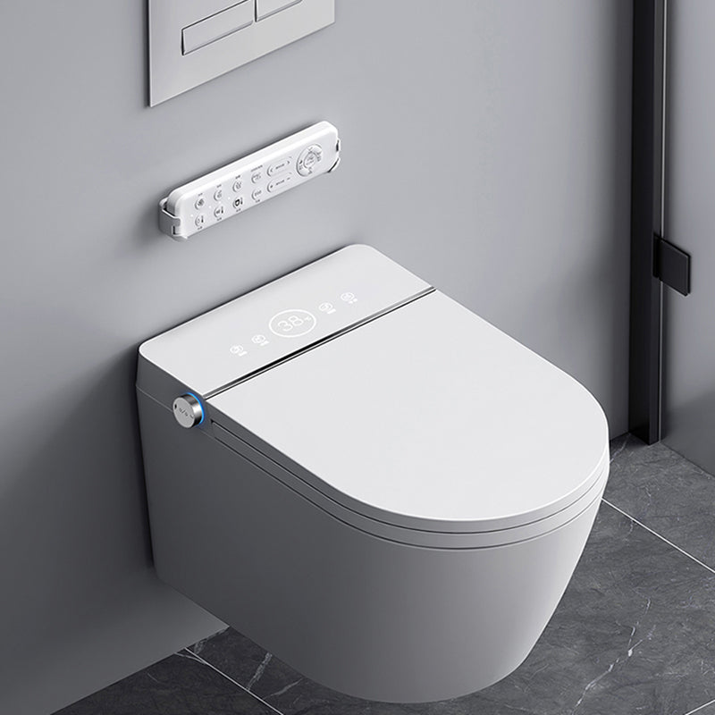 Unlimited Warm WaterWall Hung Toilet in White 14.95 inch Long Clearhalo 'Bathroom Remodel & Bathroom Fixtures' 'Bidets' 'Home Improvement' 'home_improvement' 'home_improvement_bidets' 'Toilets & Bidets' 6718347