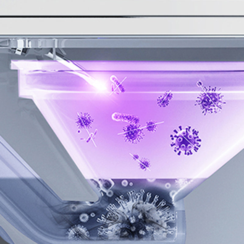 Unlimited Warm WaterWall Hung Toilet in White 14.95 inch Long Clearhalo 'Bathroom Remodel & Bathroom Fixtures' 'Bidets' 'Home Improvement' 'home_improvement' 'home_improvement_bidets' 'Toilets & Bidets' 6718353