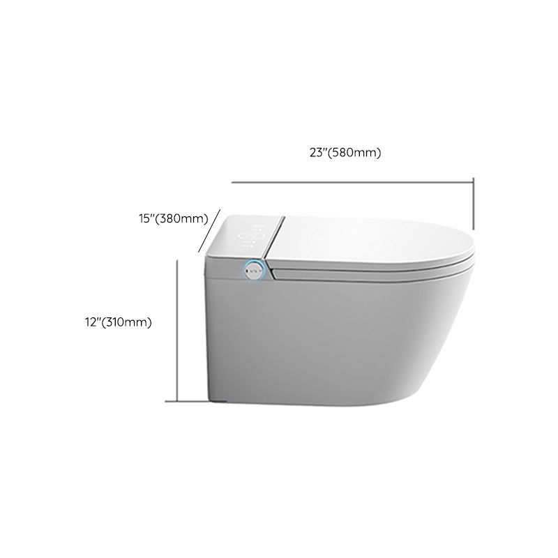 Unlimited Warm WaterWall Hung Toilet in White 14.95 inch Long Clearhalo 'Bathroom Remodel & Bathroom Fixtures' 'Bidets' 'Home Improvement' 'home_improvement' 'home_improvement_bidets' 'Toilets & Bidets' 6718356